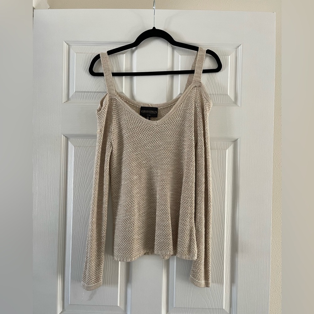Off the shoulder sweater